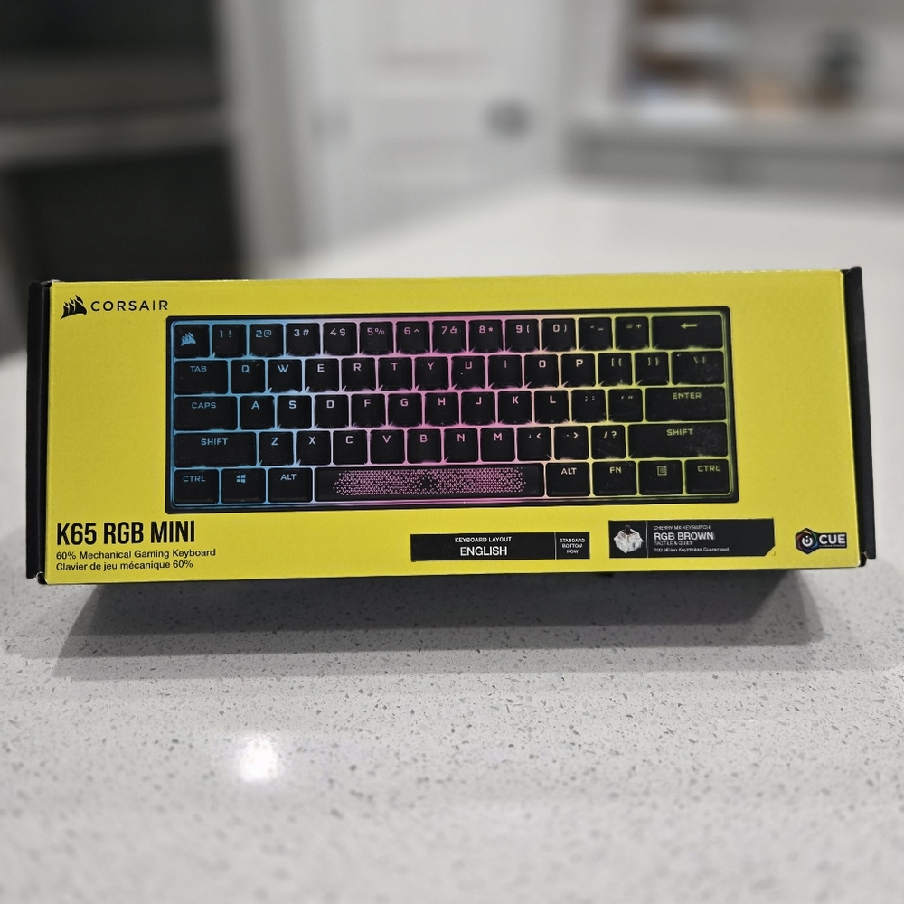 Corsair K65 RGB Mini Gaming Keyboard,  NIB